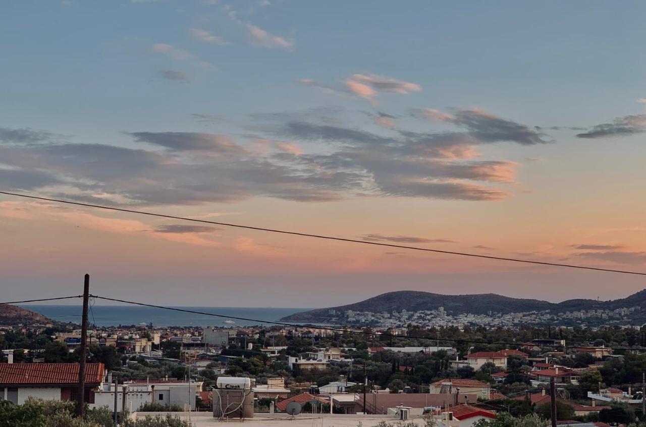 Thelfi Luxury Studio In Attica - Close To Varkiza Beach - Sea View Vari  Bagian luar foto